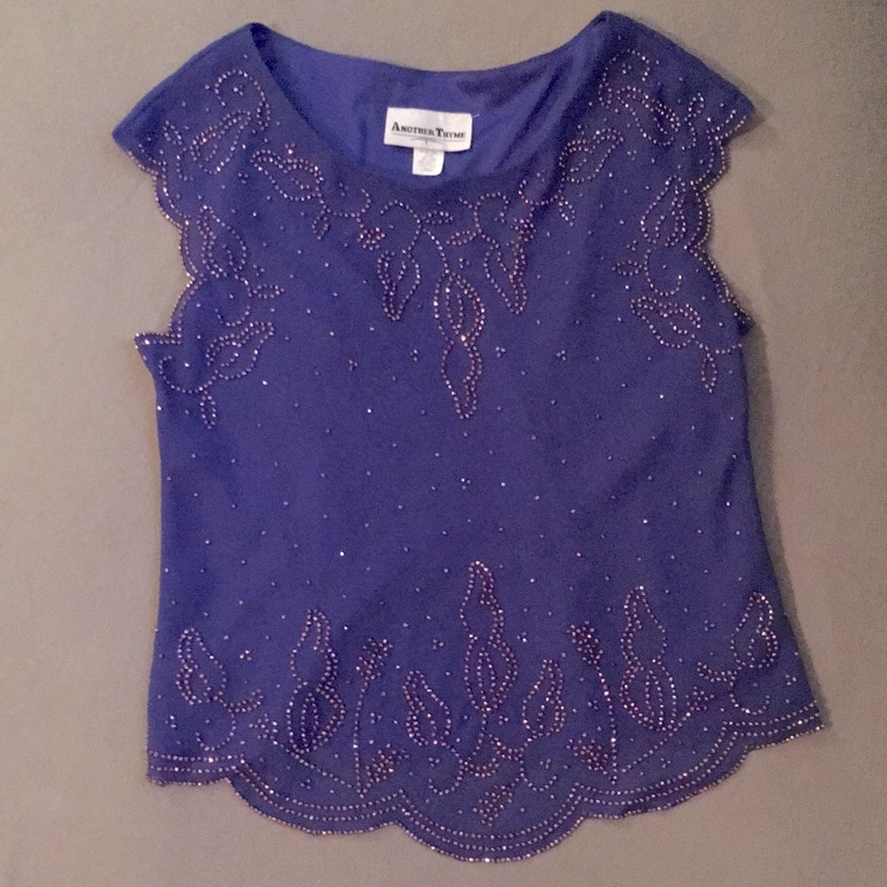 Vintage beaded blouse